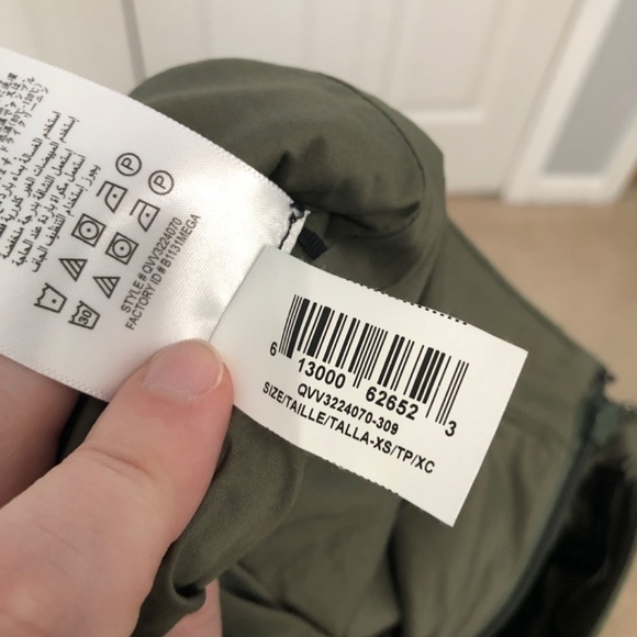 BCBGMaxazria Faux Suede Mini Skirt Olive Green XS - Picture 11 of 13